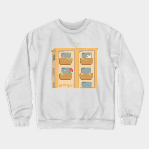 Apartment building! Crewneck Sweatshirt by SoyVi